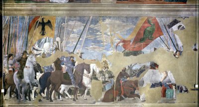 La Bataille du Pont Milvius, 312 après J.-C., de la Légende de la Vraie Croix - Piero della Francesca